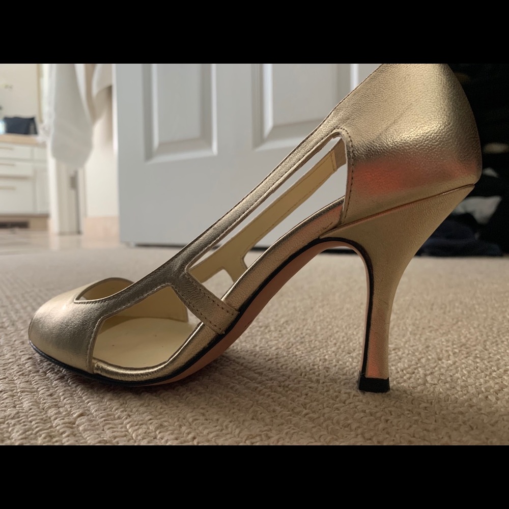 Butter brand gold heels